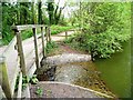 Outflow weir, Shackerley Mere