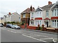 Houses near the southern end of Queen Victoria Road, Llanelli