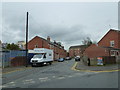 Looking from Alderson Road into Rowland Road