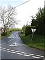 The entrance into a subsidiary section of Carrickcroppan Road