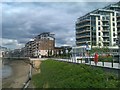 New apartment blocks at Waterfront on Battersea Reach