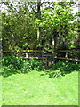 Stile and path to Rectory Farm