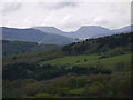 View Northwest across beautiful mid-Wales valley