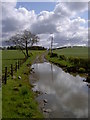 Flooded lane at Tannacrieff