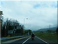 Heads of the Valleys Road nears Crickhowell junction roundabout