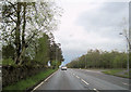 A818 approaching entrance to Council depot