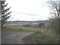 Sharp bend on the road from Tullochbeg