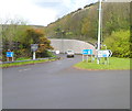 SS7887 : The only slip road at M4 motorway  junction 39, Margam, Port Talbot by Jaggery