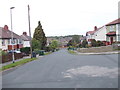 Parkside Crescent - looking towards Church Lane