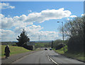 Baljaffray roundabout from B8050 heading east