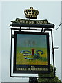 The Three Horseshoes, Hinxworth, Sign