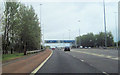 M8 junction 13 and M80 junction  1 looking east