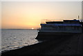 Sunset behind the Leisure Centre