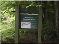 Information board - Blackstable Wood, south end