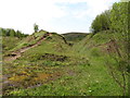 Old clay pits on the western edge of Colin Glen Park