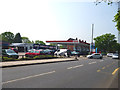 Bromley:  Esso filling station and Tesco Extra, Westmoreland Road