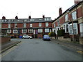 Approaching the boundary of Colver Road and Highfield Place