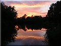 Sunset over Lodge Lake