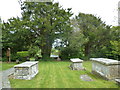 St Mary, Blandford St Mary: tombs