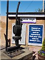 Sculpture at Falkirk High by George Wyllie