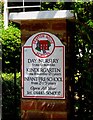 Drayton House School - sign, Drayton House, 35 Austen Road, Guildford