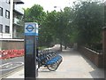 Barclays Cycle Hire Station, Wapping