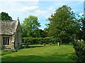 SU0268 : East churchyard, Church of St Mary, Calstone Wellington by Brian Robert Marshall