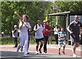 Y Fflam Olympaidd ym Mae Colwyn / The Olympic torch in Colwyn Bay