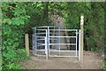 Kissing Gate and footbridge over the Ham Brook