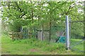 Northfields Reservoir buildings and security fence