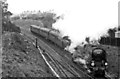 Weymouth - Bournemouth train approaching Branksome