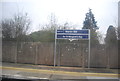 Sign, Martin Mill Station