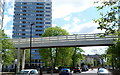 Abbey Road footbridge, London NW6