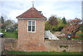 Gazebo and wall, Hendon Hall