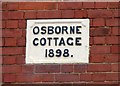 Osborne Cottage sign