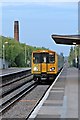 Merseyrail Class 507 EMU arrives at Moreton