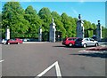 The entrance gates to Stormont - Northern Ireland