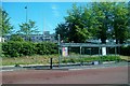 Metro bus stop outside Dundonald Hospital