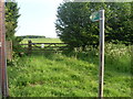 Public Footpath Sign in Chesham Road (B485)