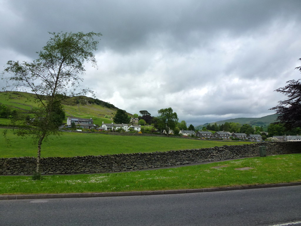 Staveley: the western end of the village © John H Darch :: Geograph ...