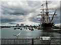 SU6200 : HMS Warrior and Other boats by Paul Gillett