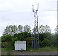 Trackside communications mast