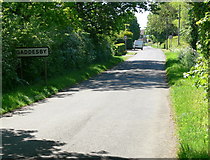SK6913 : Pasture Lane enters Gaddesby by Mat Fascione
