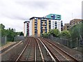 Docklands Light Railway: view on leaving Lewisham Station