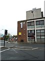 Traffic lights at the junction of Cumberland and Eyre Streets