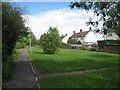 Path and council houses, Brandon