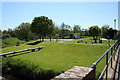 Tennis Courts and play area by Bridport coach station