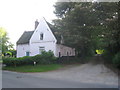 Cottages by the entrance to Manor Farm. Swannington