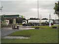SD8407 : Fuel Area, Birch Services by David Dixon