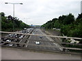 The M25 from the A24 Leatherhead Road